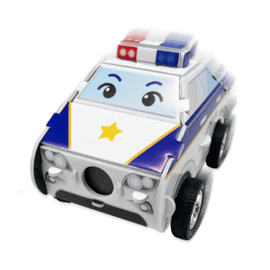 Make Cars with Magnets-police