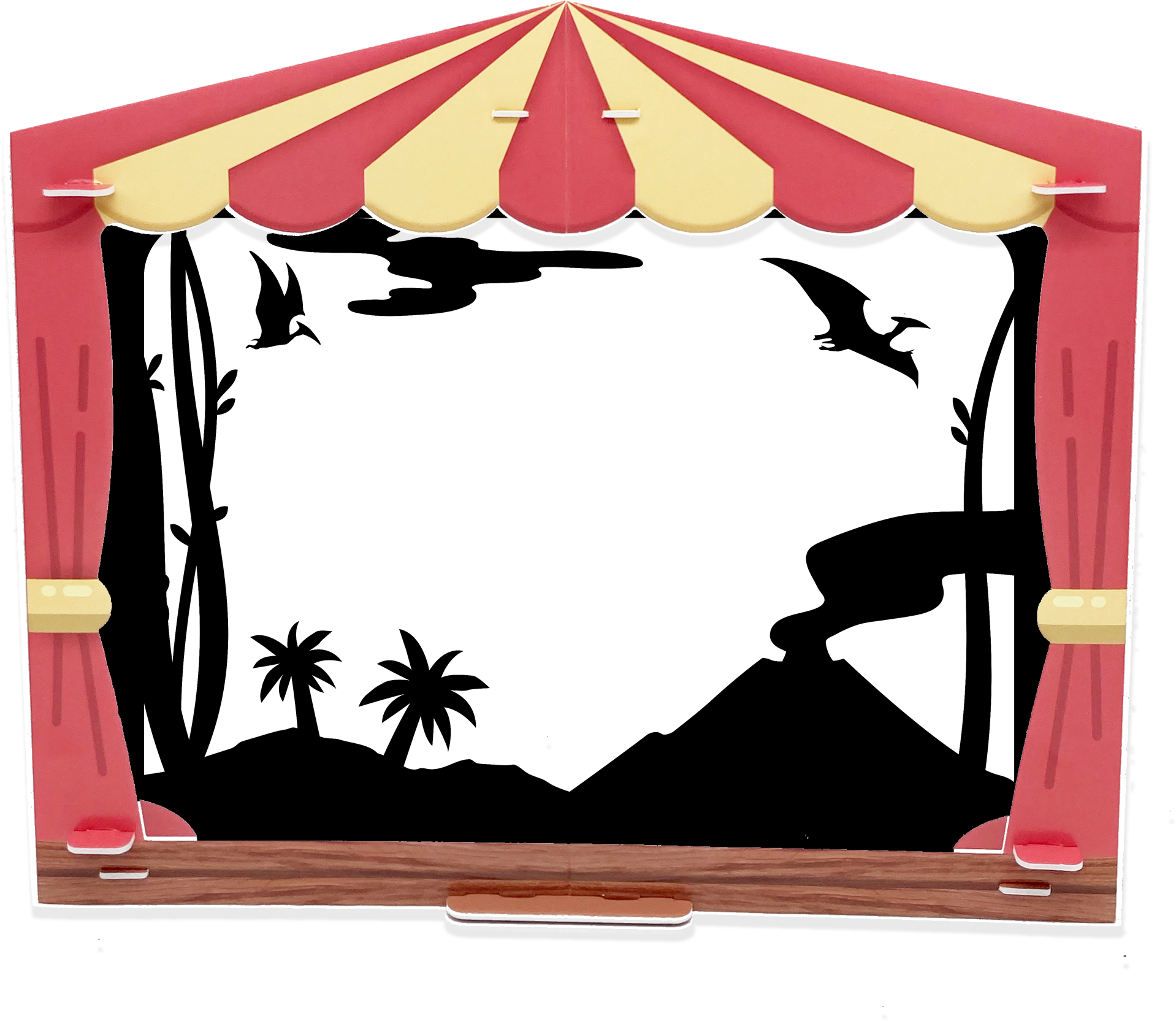 Make a Shadow Play Theater-back