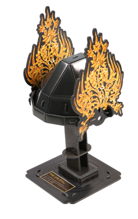 Baekje Gold Crown Ornament